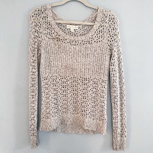 Urban Outfitters oatmeal open knit sweater